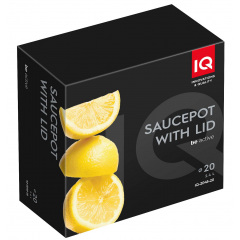 Кастрюля IQ Be Active 2.4 л 20 см Черный (6996305) Березно