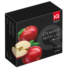 Сотейник IQ Be Simple 4.0 л 28 см Черный (6996313) Вознесенск