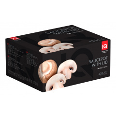 Кастрюля IQ Be Traditional 5.5 л 24 см Серебристый (6977605) Молочанск