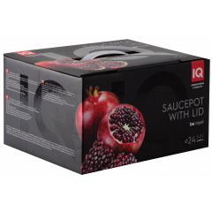 Каструля IQ Be Royal 24 см 5.2 л Сріблястий (7046697) Молочанськ