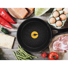 Сковорода Ringel Curry 28 см Чорний (6815349) Свеса