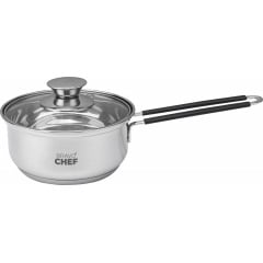 Ковш BRAVO CHEF Safran 1.0 л 14 см Серебристый (6990950) Умань