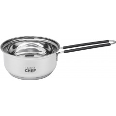 Ковш BRAVO CHEF Safran 1.0 л 14 см Серебристый (6990950) Умань