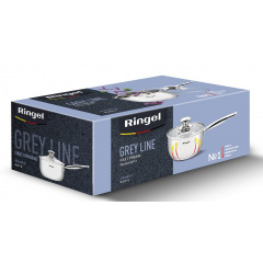 Ковш Ringel Grey line 1.6 л 16 см Серебристый (6932745) Миргород