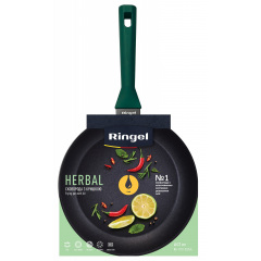 Сковорода Ringel Herbal 28 см Черный (6806845) Долина