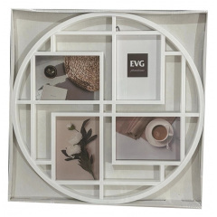 Мультирамка EVG INNO ZB-4-3636-1 Collage 4 37х37х2.5 см White (6992422) Кропива