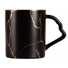 Набір чашок Led Marble B&W 350 мл 4 шт Біло-чорний (6990767) Київ