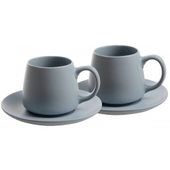 Набор чашек Limited Edition Coffee 240 мл 2 шт Серый (7019855) Киев
