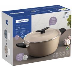 Кастрюля Tramontina Spezia Sand 4.3 л 24 см Бежевый (7096829) Киев