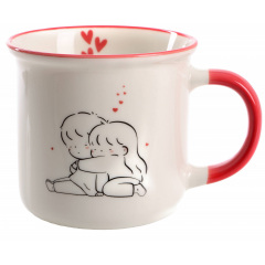 Чашка Limited Edition Hugs D 370 мл Белый (7007033) Долина