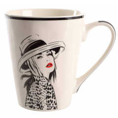 Чашка Limited Edition Madam A 300 мл Білий (7007008) Городок