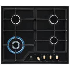 Газова варильна поверхня Electrolux KGS6436RK Чорний (6889739) Вишгород