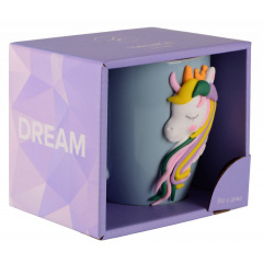 Чашка Limited Edition Dream Unicorn 340 мл Голубой (7136737) Новое