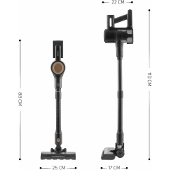 Аккумуляторный пылесос Sencor SVC 7222BK (7200560) Кобыжча