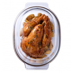 Каструля з кришкою Pyrex 5.8 л Прозорий (7092313) Черкаси