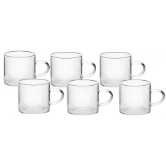 Набор чашек Led Drip 90 мл 6 шт Прозрачный (6990758) Молочанск