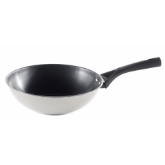Сковорода WOK Pyrex EXPERT Touch 28 см Серебристо-черный (6334092) Киев