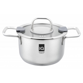 Каструля IQ Be Creative 3.5 л 20 см Сріблятий (6998862)