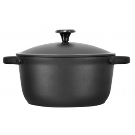 Кастрюля IQ Be Traditional 24 см 4.6 л Черный (6937751)