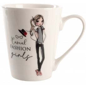 Чашка Limited Edition Fashion Girl A 300 мл Білий (7007025)