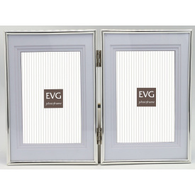 Фоторамка EVG ONIX 2-10х15 см S15 Double Silver (7119230)