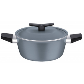 Кастрюля Tramontina Spezia Blue 4.3 л 24 см Серо-черный (7096827)