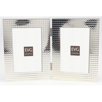 Фоторамка EVG ONIX 2-10х15 см S16 Double Silver (7119231)