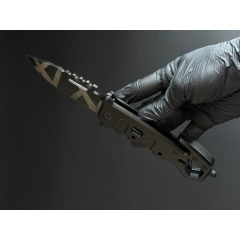 Нож туристический Gorillas BBQ 4100 22 см Черный (KN1038) Васильевка