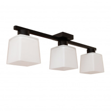 Люстра потолочная MSK Electric Sakura Е27 NL 16510-3 BK 56x16.5 см Черный (620623)