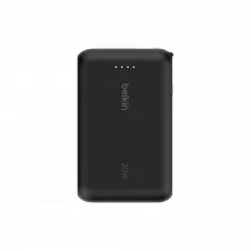 Портативний З/П Power Bank 10000 mAh, 20Вт,with integrated cable USB-C Black (BPB021HQBK) Belkin