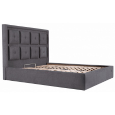 Кровать Richman Виндзор Standart 140 х 190 см Мисти Dark Grey Темно-серая