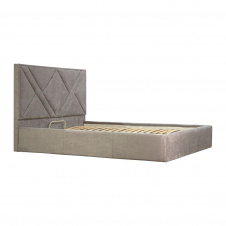 Ліжко Richman Двоспальне Victory VIP 180 x 200 см Alyaska 04 Мокко