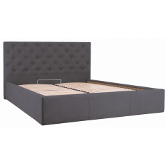 Кровать Richman Ковентри 140 х 190 см Мисти Dark Grey Темно-серая Володарск-Волынский