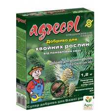 Удобрение для хвойных от пожелтения хвои 0-0-6 ТМ Agrecol 1.2кг
