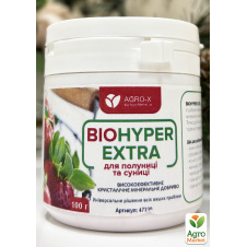 Минеральное удобрение BIOHYPER EXTRA Для клубники и земляники (Биохайпер Экстра) ТМ AGRO-X 100г