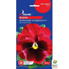 Виола крупноцветковая Красный Кардинал F1 ТМ GL SEEDS 0.1г