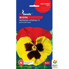 Виола крупноцветковая Красные крылья F1 ТМ GL Seeds 0.1г