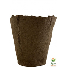 Торф'яний стаканчик висота 8см, діаметр 8см круглий