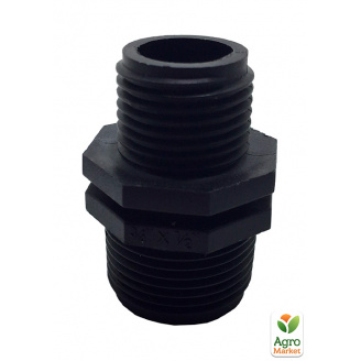 Адаптер - ниппель с наружной резьбой 1/2 - 3/4 ТМ Aquapulse АР1032