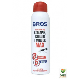 Репелентний аерозоль від комарів та кліщів Max ТМ BROS 90мл