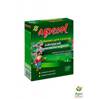 Удобрение для газонов быстрый ковровый эффект 34-0-0 ТМ Agrecol 1.2кг