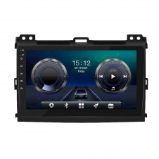 Штатная магнитола Lesko Toyota Land Cruiser Prado 120 Series Рестайлинг 2007-2009 9" 4/64 4G+CarPlay Premium