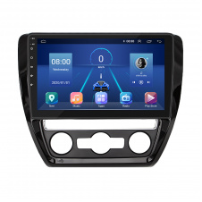 Штатная магнитола Lesko 10" Volkswagen Jetta VI Рестайлинг 2014-2018 4/32Gb 4G Wi-Fi GPS Top (9928-46721)