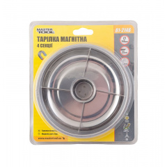 Тарелка магнитная MASTERTOOL 148 мм 4 секции 81-2148 Нововолынск