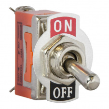 Тумблер 1021 ON-OFF 1NO 2 положения 2 контакта АскоУкрем