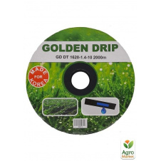 Крапельна стрічка з плоским емітером, крок10 ТМ GOLDEN DRIP 2000м