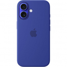 Чехол Silicone Case with MagSafe для Apple iPhone 16 Ultramarine AAA