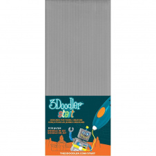 Набор стержней для 3D ручки 3Doodler Start 24 шт Серый (3DS-ECO08-GREY-24)