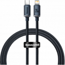 Кабель Baseus Crystal Shine Series USB-C to Lightning 20W 1.2m Black (CAJY000201)