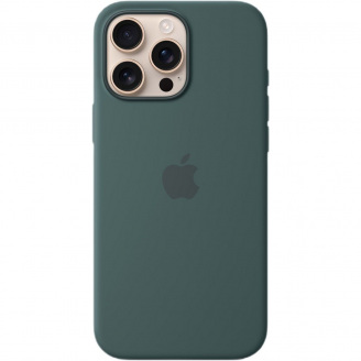 Чохол Silicone Case with MagSafe для Apple iPhone 16 Pro Max Lake Green AAA